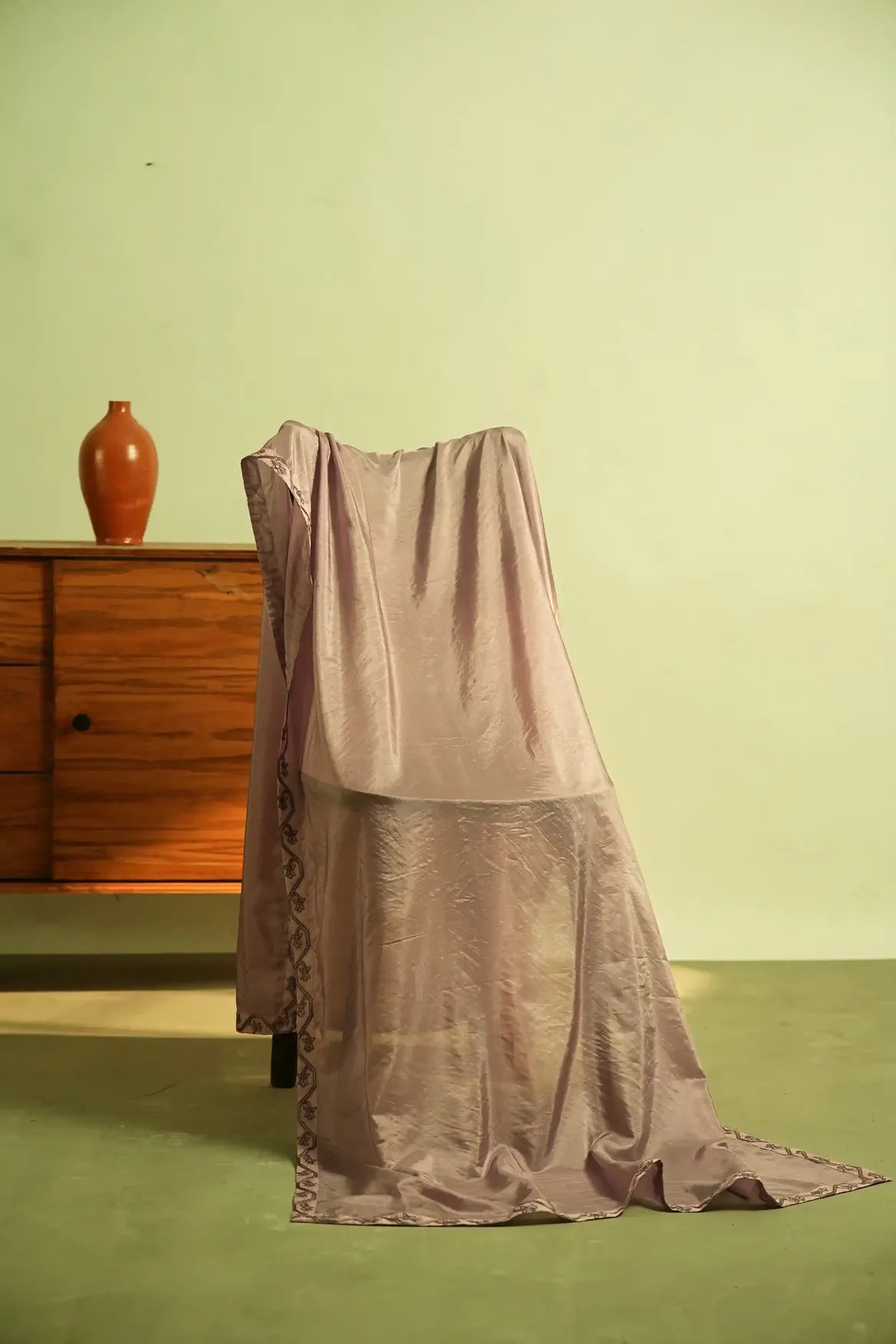 Dupatta - Mauven